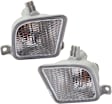 Front, Driver and Passenger Side Turn Signal Light, With bulb(s), CAPA Certified