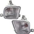 Front, Driver and Passenger Side Turn Signal Light, With bulb(s)