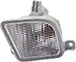 Front, Driver and Passenger Side Turn Signal Light, With bulb(s)