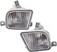 Front, Driver and Passenger Side Turn Signal Light, With bulb(s), CAPA Certified