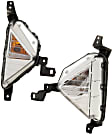 Front, Driver and Passenger Side Turn Signal Light, With bulb(s), CAPA Certified