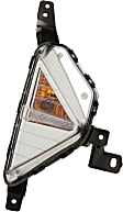 Front, Driver and Passenger Side Turn Signal Light, With bulb(s), CAPA Certified