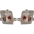Front, Driver and Passenger Side Turn Signal Light, With bulb(s)