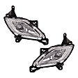 2011-2013 Hyundai Genesis - Front, Driver and Passenger Side Halogen Fog Light, With bulb(s), CAPA Certified