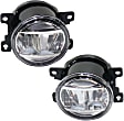 Front, Driver and Passenger Side Fog Lights, With Bulb(s), LED