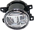 Front, Driver and Passenger Side Fog Lights, With Bulb(s), LED