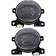 Front, Driver and Passenger Side LED Fog Light, With bulb(s)