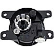 Front, Driver and Passenger Side LED Fog Light, With bulb(s)