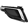 Fog Light Cover - Front, Driver and Passenger Side, Black
