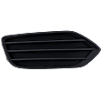 Fog Light Cover - Front, Driver and Passenger Side, Textured Black