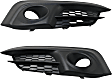 2017 Honda Civic - Driver and Passenger Side Fog Light Trim, 2-Door, For Models Without Adaptive Cruise Control, Primed, Coupe