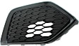 Fog Light Cover - Front, Driver and Passenger Side, Black, Hatchback, Without Adaptive Cruise Control