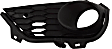 2022 Honda Pilot - Driver and Passenger Side Fog Light Trim, For Models with Parking Aid Sensor, Black