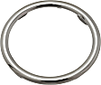 Fog Light Cover - Front, Driver and Passenger Side, Chrome