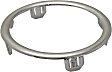 Fog Light Cover - Front, Driver and Passenger Side, Chrome