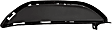 Front, Driver and Passenger Side, Lower Fog Light Cover, Textured Black