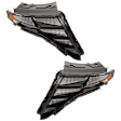 Driver and Passenger Side Driving Lights, For Models with Black Trim Daytime Running Light