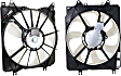 Radiator and A/C Condenser Fan - Driver and Passenger Side