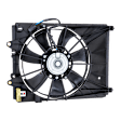 OE Replacement Radiator and A/C Condenser Fan Driver and Passenger Side, Single fan