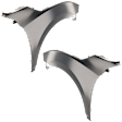 Front, Driver and Passenger Side Fenders, Coupe/Sedan, CAPA Certified