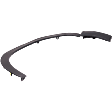 Front, Driver and Passenger Side Fender Trims Black, (Non-Hybrid, North America Built Vehicle)/Hybrid Models