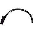 Front, Driver and Passenger Side Fender Trims Black, (Non-Hybrid, North America Built Vehicle)/Hybrid Models