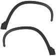 Fender Flares - Front, Driver and Passenger Side, Textured Black, CAPA CERTIFIED
