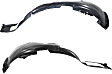 Front, Driver and Passenger Side, Fender Liner, USA Built Vehicle