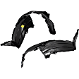 Front, Driver and Passenger Side Fender Liners, CAPA Certified
