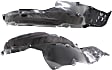 Front, Driver and Passenger Side, Fender Liner, 2-Door, Coupe