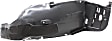 Front, Driver and Passenger Side, Fender Liner, 2-Door, Coupe