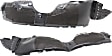 2017 Hyundai Santa Fe - Front, Driver and Passenger Side Fender Liners