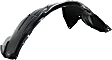 Hatchback Front, Driver and Passenger Side Fender Liner