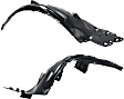 Front, Driver and Passenger Side, Fender Liner