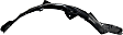 Front, Driver and Passenger Side, Fender Liner