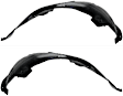2022 Hyundai Accent - Front, Driver and Passenger Side Fender Liner, CAPA Certified