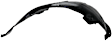 2022 Hyundai Accent - Front, Driver and Passenger Side Fender Liner, CAPA Certified