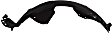 Front, Driver and Passenger Side, Fender Liner