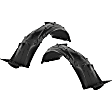 Front, Driver and Passenger Side Fender Liners, Hatchback