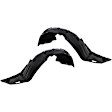 Front, Driver and Passenger Side Fender Liners, Plastic, with Insulation Foam, Canada Built Vehicle