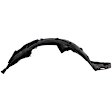 Front, Driver and Passenger Side Fender Liners, Plastic, with Insulation Foam, Canada Built Vehicle