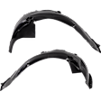 Sedan Front, Driver and Passenger Side Fender Liner