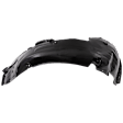 Sedan Front, Driver and Passenger Side Fender Liner