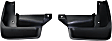 Front and Rear, Driver and Passenger Side Mud Flaps, Black