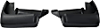 Front and Rear, Driver and Passenger Side Mud Flaps, Black