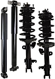 Front and Rear, Driver and Passenger Side Shock and Fully Loaded Strut