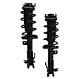 Front, Driver and Passenger Side Fully Loaded Strut, Coupe