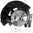 Front, Driver and Passenger Side Steering Knuckle, With Bearing, With Dust Shield