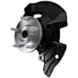 Front, Driver and Passenger Side Steering Knuckle, With Bearing, With Dust Shield