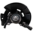 Front, Driver and Passenger Side Steering Knuckle, With Bearing, With Dust Shield